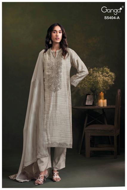 Ganga azmira 5404 cotton dress material at wholesale price